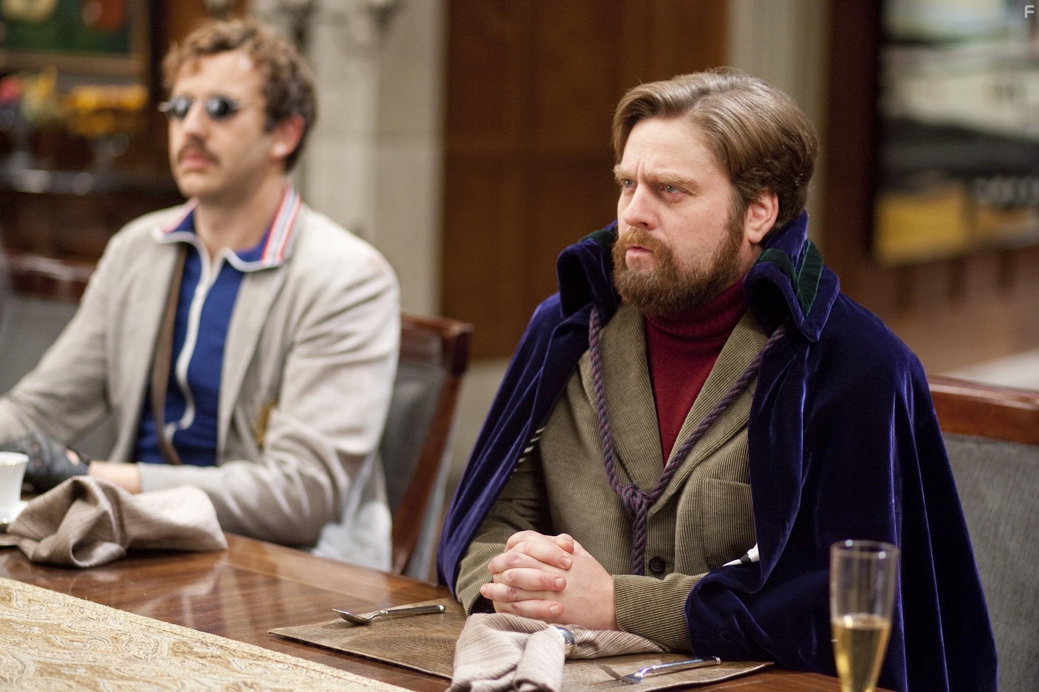 Zach Galifianakis and Chris O'Dowd in Ужин с придурками (2010)