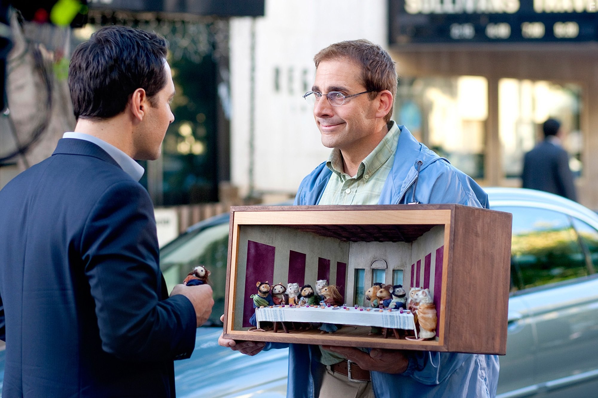 Steve Carell and Paul Rudd in Ужин с придурками (2010)
