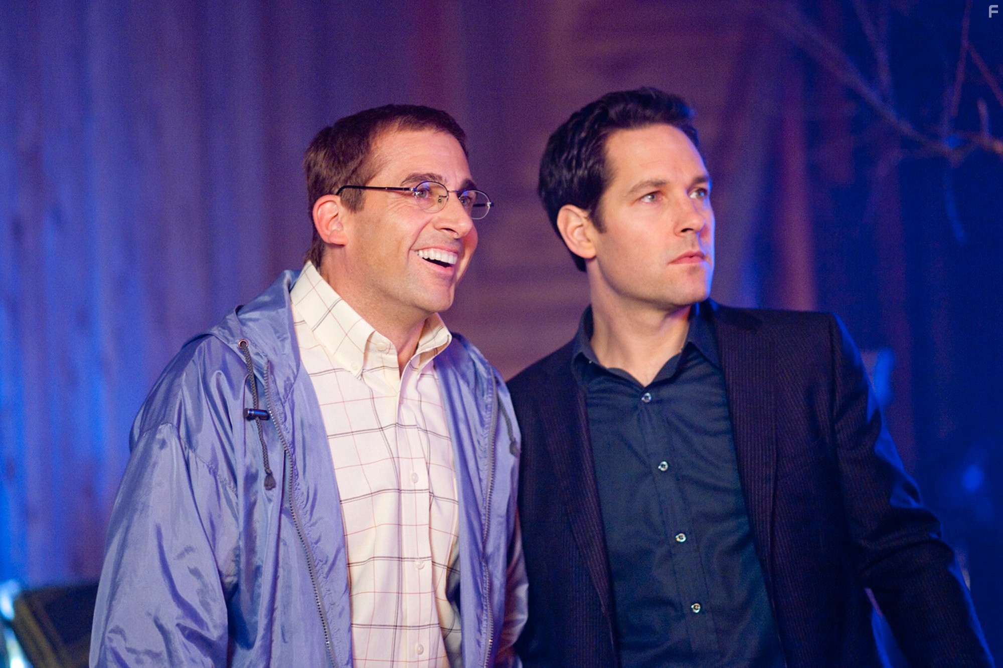 Steve Carell and Paul Rudd in Ужин с придурками (2010)