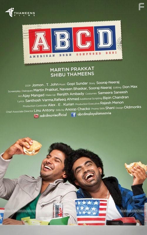 Jacob Gregory and Dulquer Salmaan in ABCD: American-Born Confused Desi (2013)