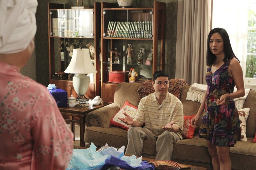 Rex Lee, Randall Park, and Constance Wu in Трудности ассимиляции (2015)
