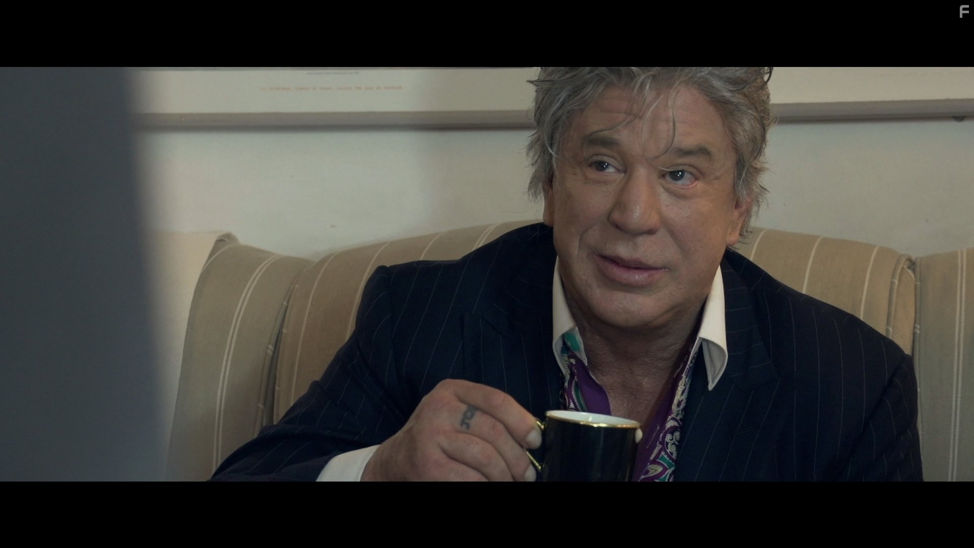 Still of Mickey Rourke in Skin Traffik. a film by Ara Paiaya.