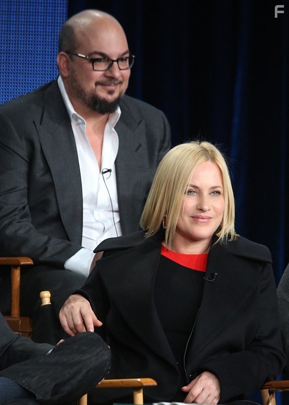 Patricia Arquette and Anthony E. Zuiker in CSI: Киберпространство (2015)