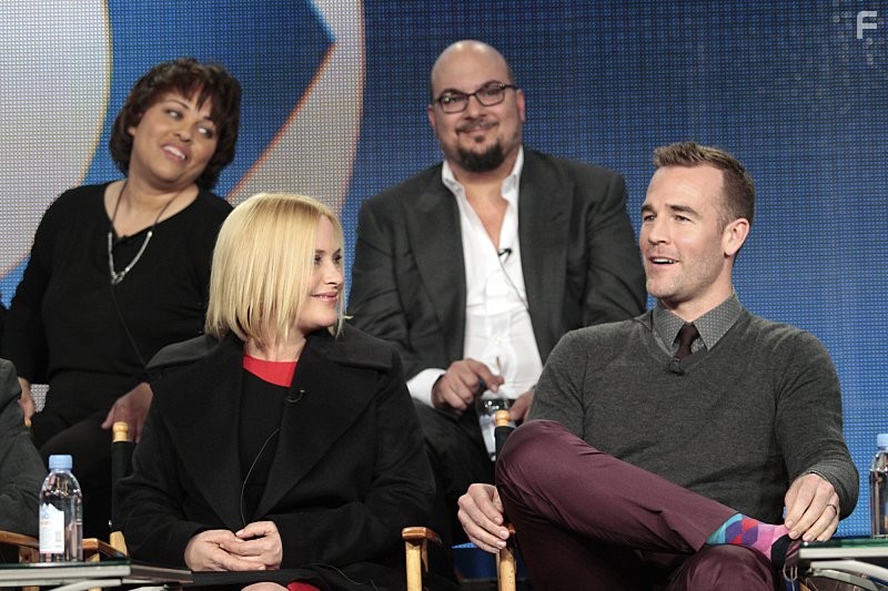 Patricia Arquette, James Van Der Beek, and Anthony E. Zuiker in CSI: Киберпространство (2015)