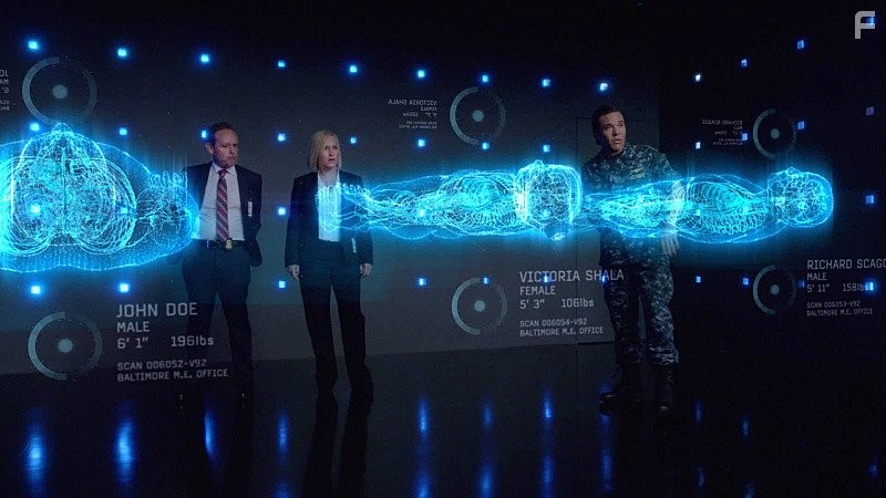 Patricia Arquette, Peter MacNicol, and Michael Irby in CSI: Киберпространство (2015)