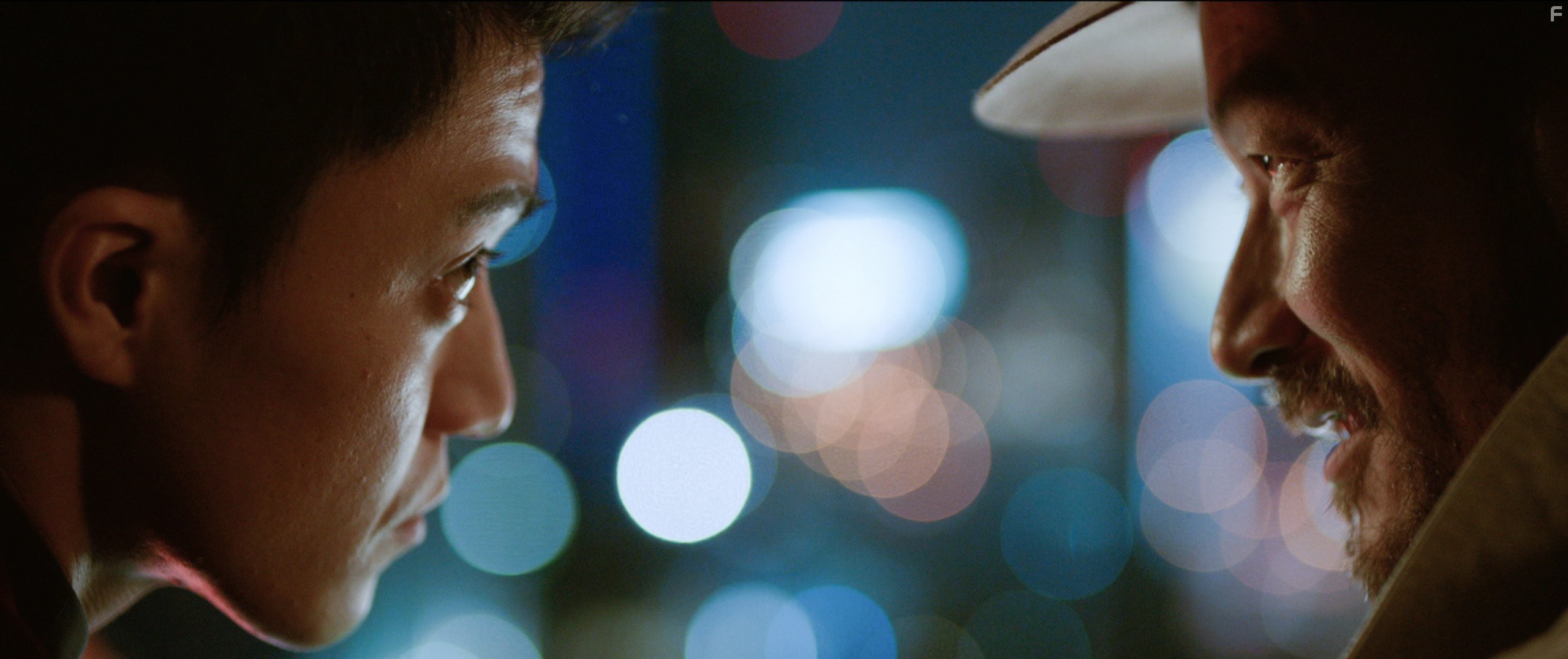 Tadanobu Asano and Shun Oguri in Rupan sansei (2014)