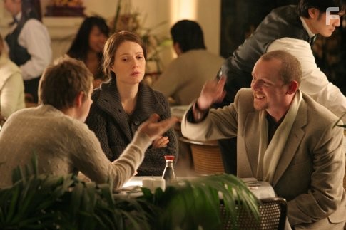 Gwyneth Paltrow and Simon Pegg in Спокойной ночи (2007)