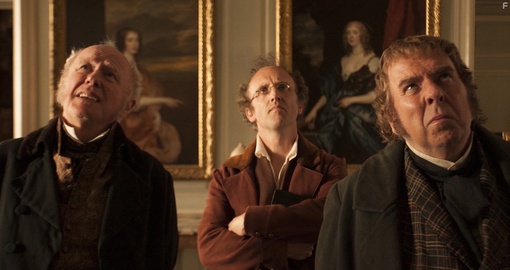 Timothy Spall, David Horovitch, and Martin Savage in Уильям Тёрнер (2014)