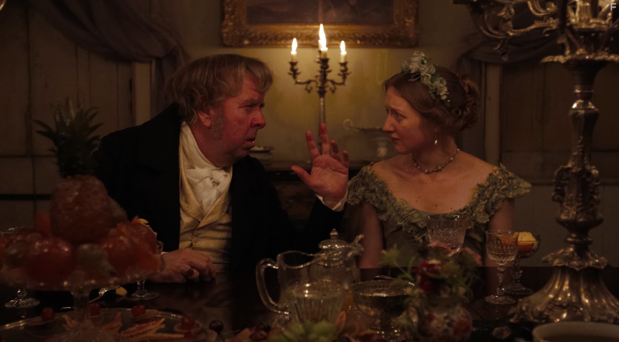 Timothy Spall and Eleanor Yates in Уильям Тёрнер (2014)