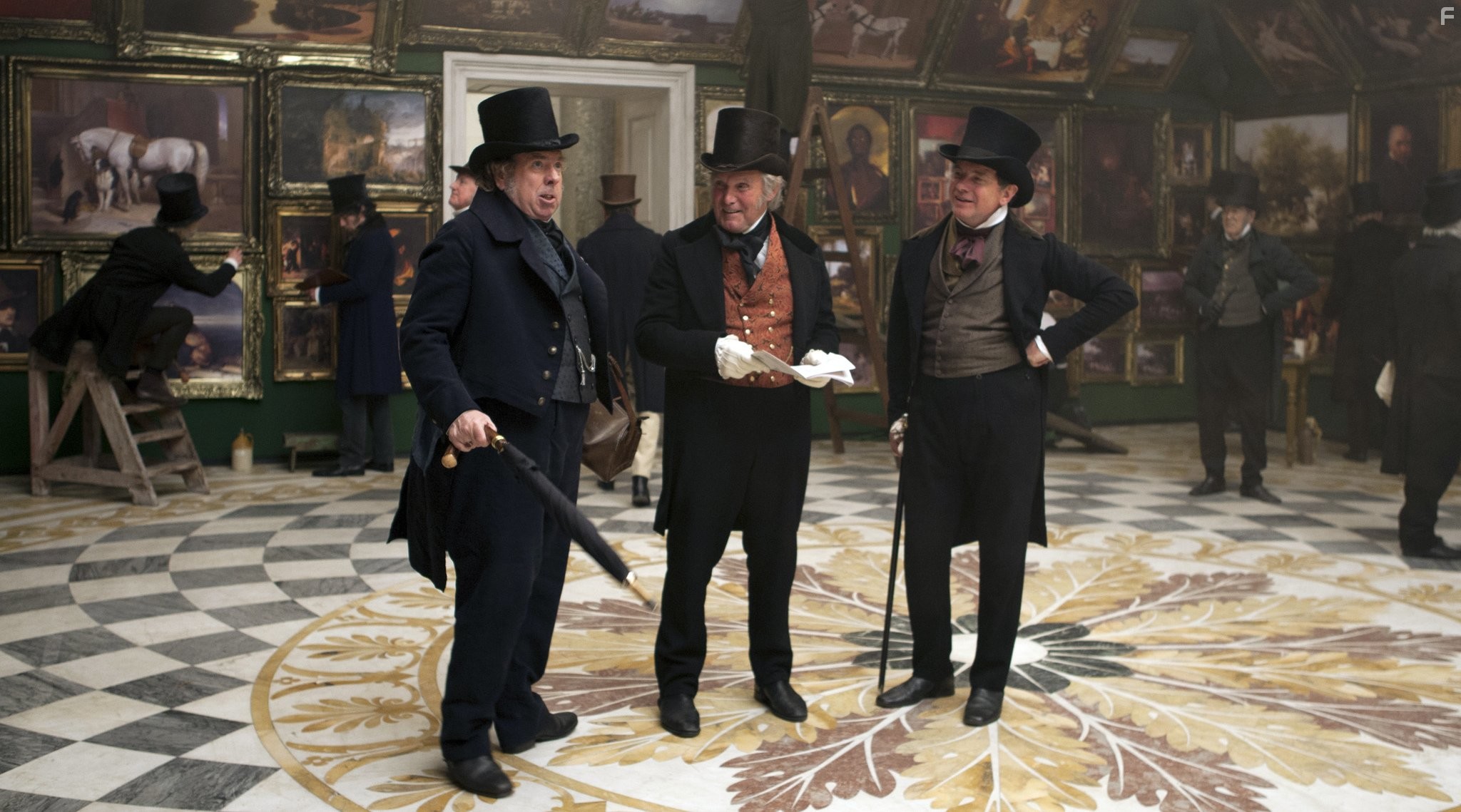 Timothy Spall, Simon Chandler, and Clive Francis in Уильям Тёрнер (2014)