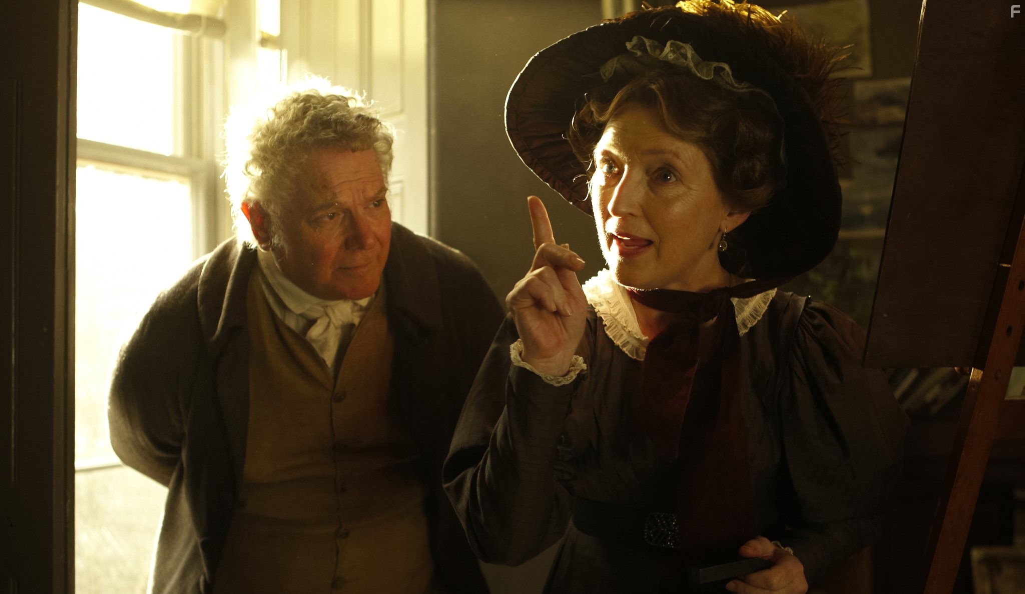 Paul Jesson and Lesley Manville in Уильям Тёрнер (2014)