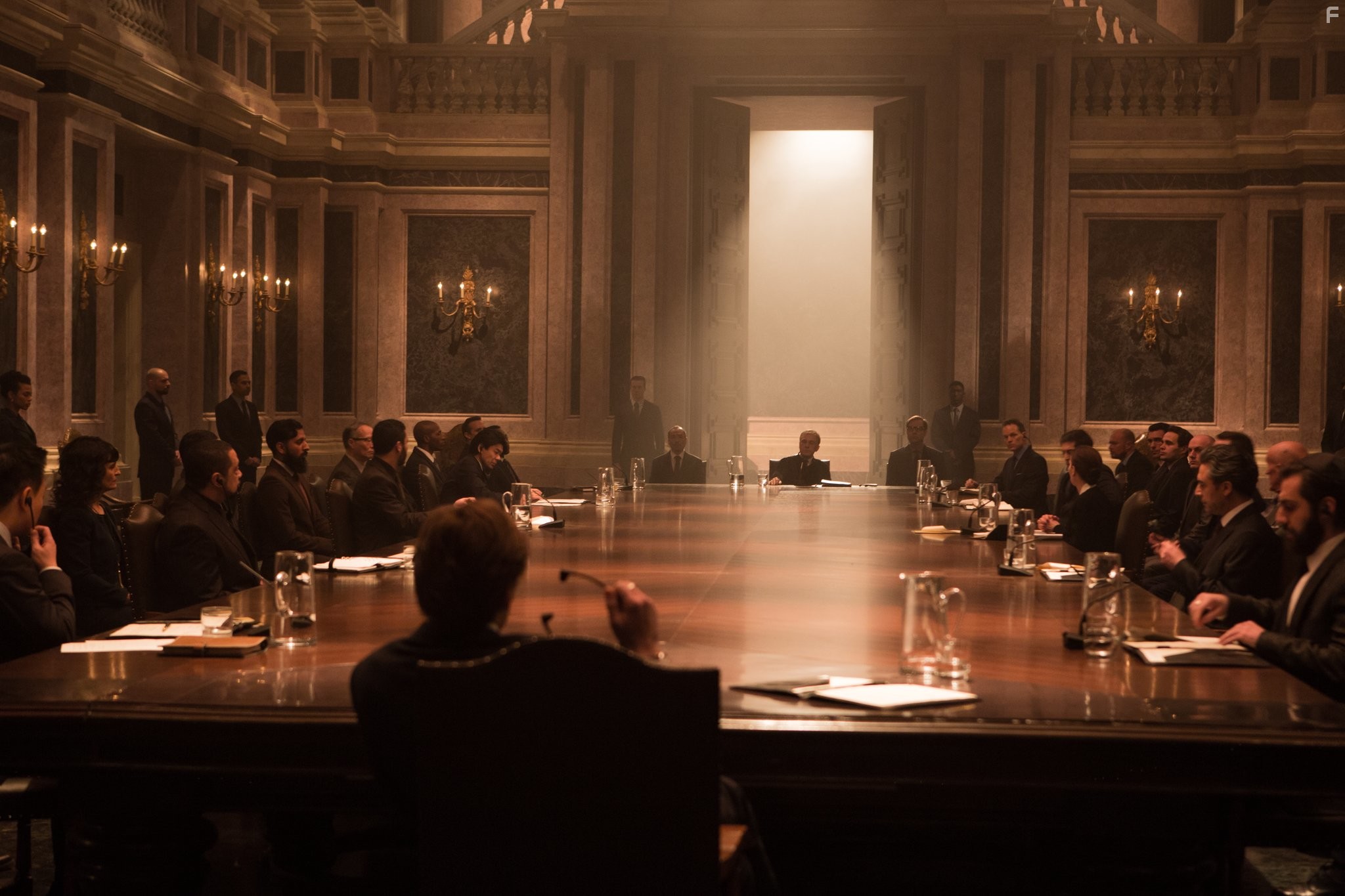 Benito Sagredo and Christoph Waltz in 007: Спектр (2015)