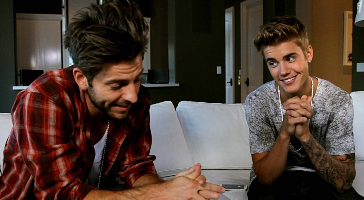 Justin Bieber and Ryan Good in Джастин Бибер. Believe (2013)