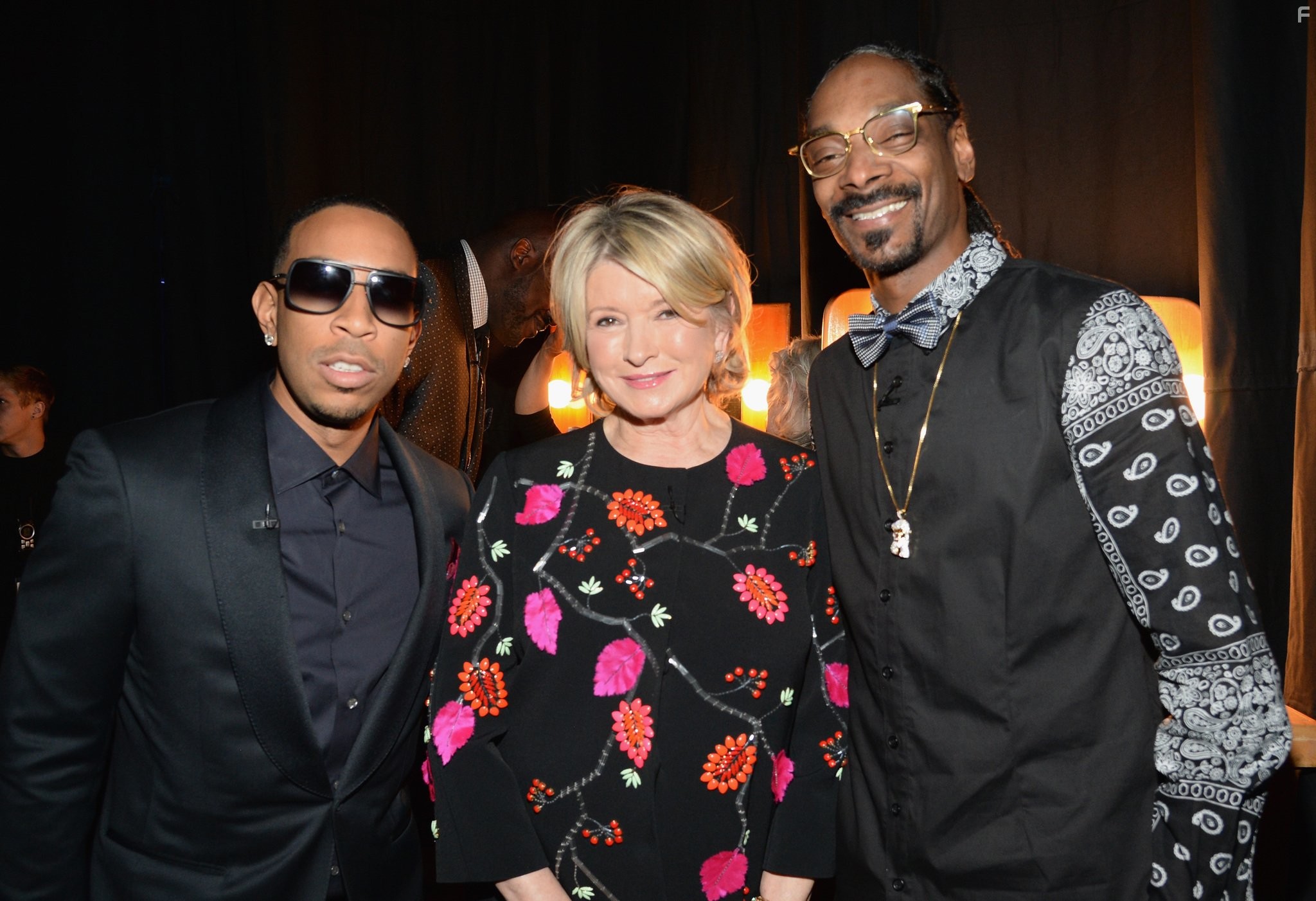 Snoop Dogg and Martha Stewart at Поджарь звезду: Джастин Бибер (2015)