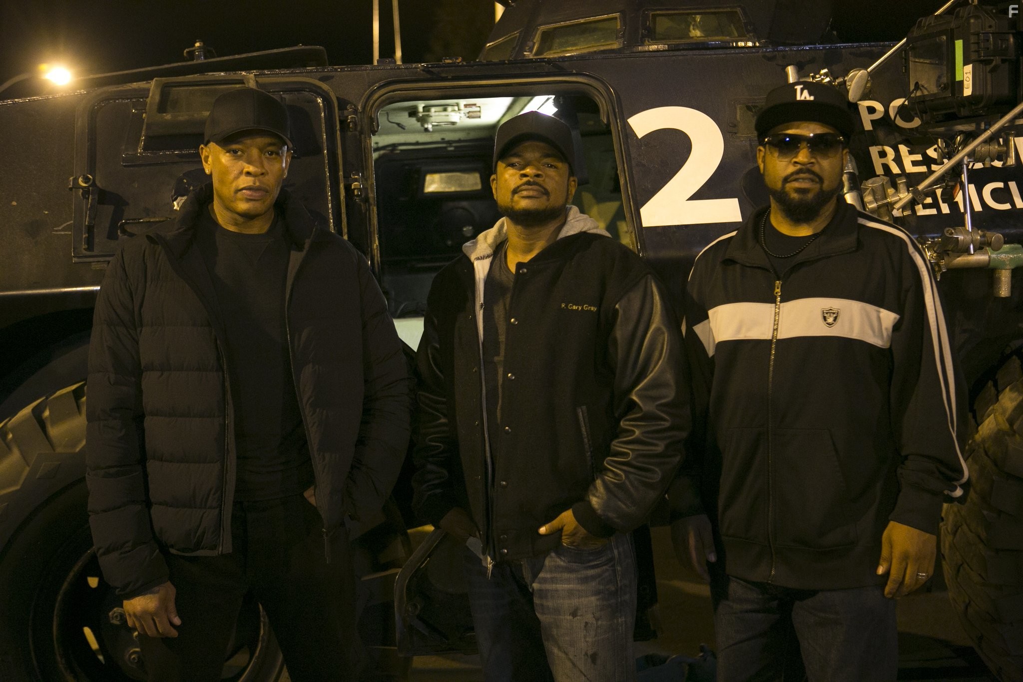 Ice Cube, Dr. Dre, and F. Gary Gray in Голос улиц (2015)