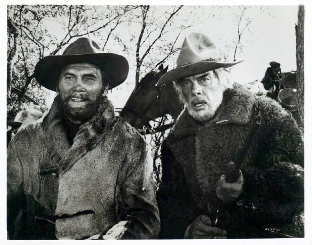 Lee Marvin and Jack Palance in Монти Уолш (1970)