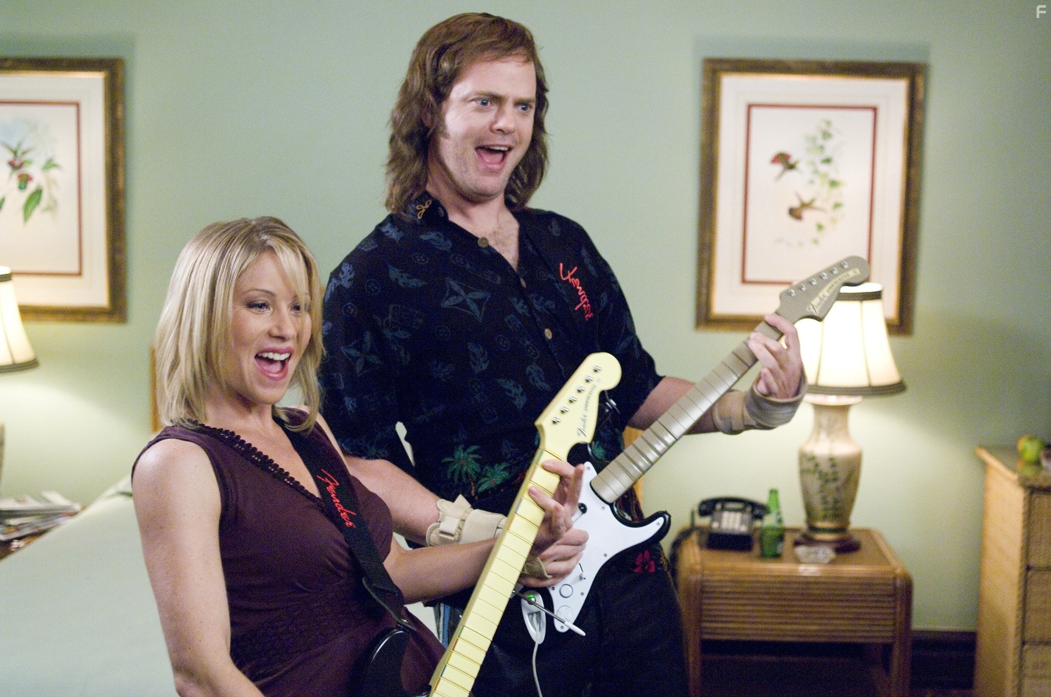 Christina Applegate and Rainn Wilson in Голый барабанщик (2008)