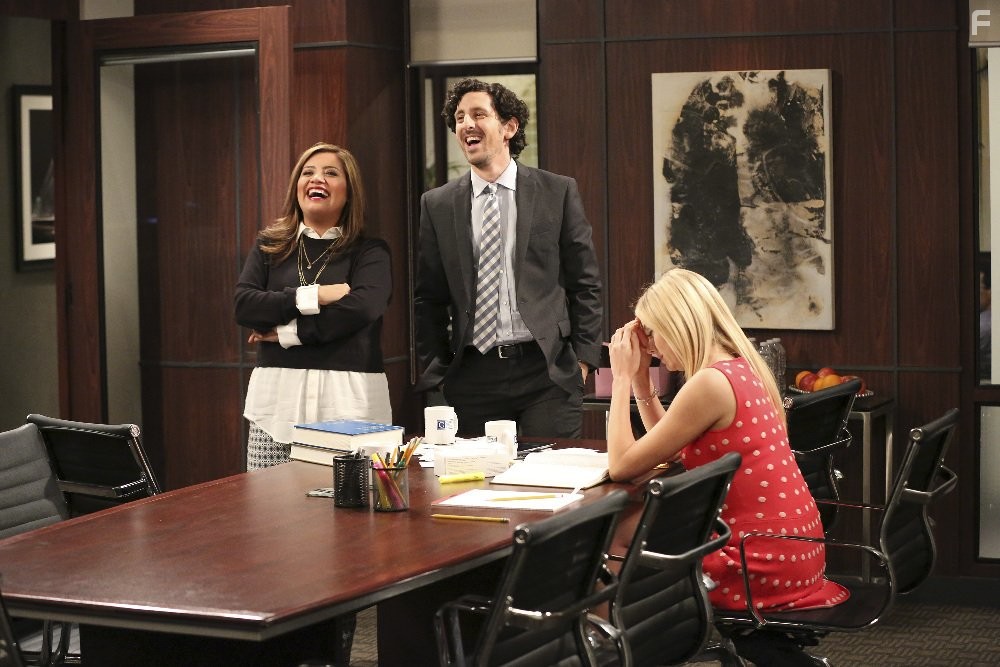 Adam Shapiro, Cristela Alonzo, and Justine Lupe in Cristela (2014)