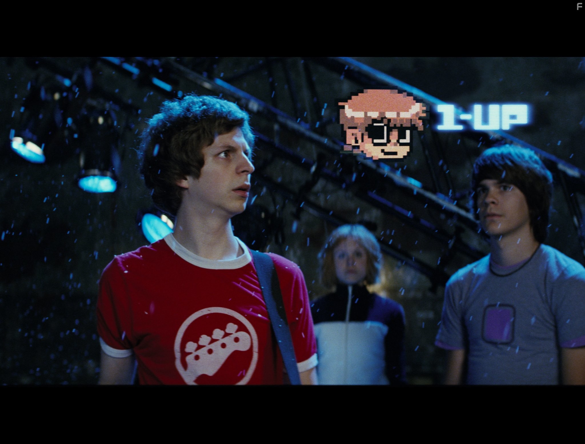 Michael Cera, Alison Pill, and Johnny Simmons in Скотт Пилигрим против всех (2010)