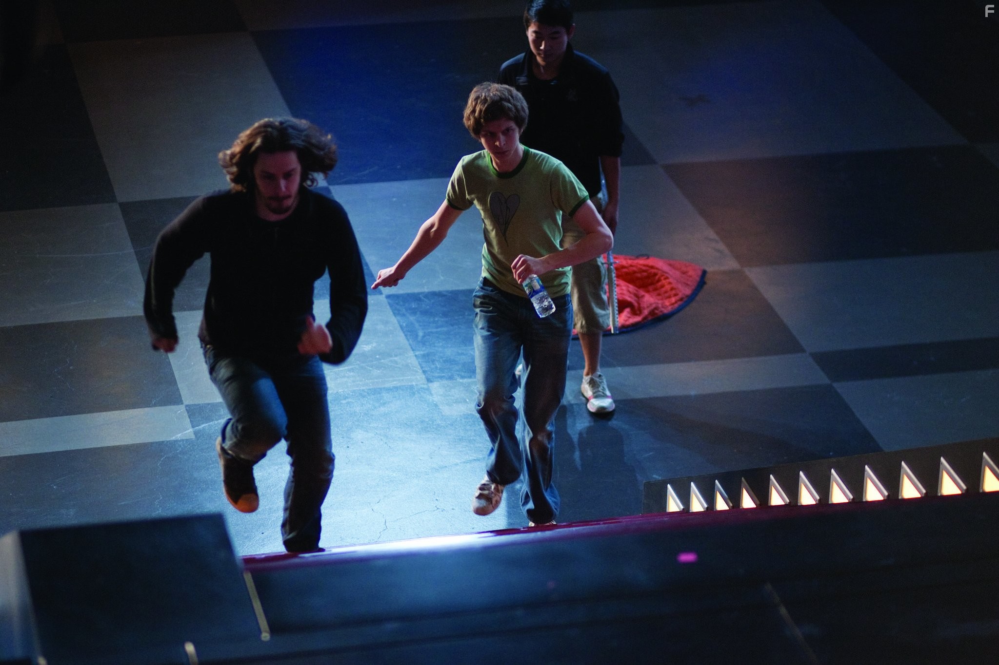 Michael Cera and Edgar Wright in Скотт Пилигрим против всех (2010)