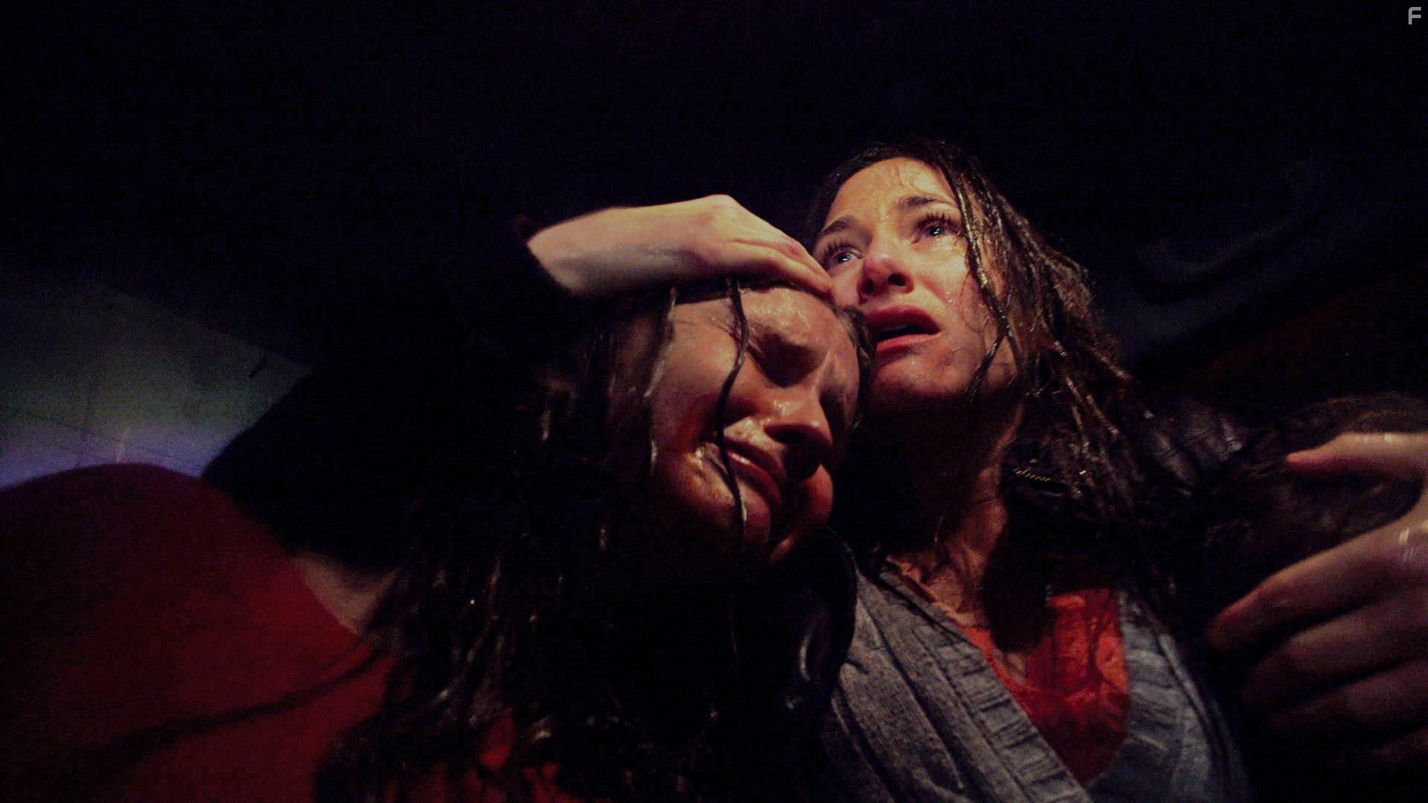 Kathryn Hahn and Olivia DeJonge in Визит (2015)