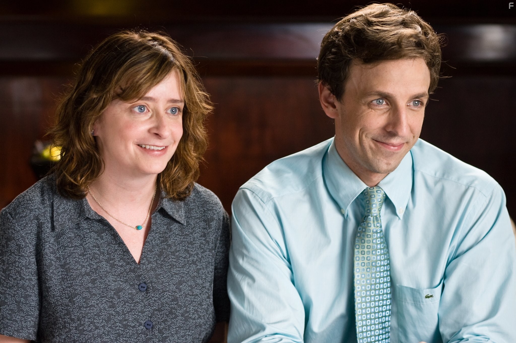 Rachel Dratch and Seth Meyers in Весенний отрыв (2009)