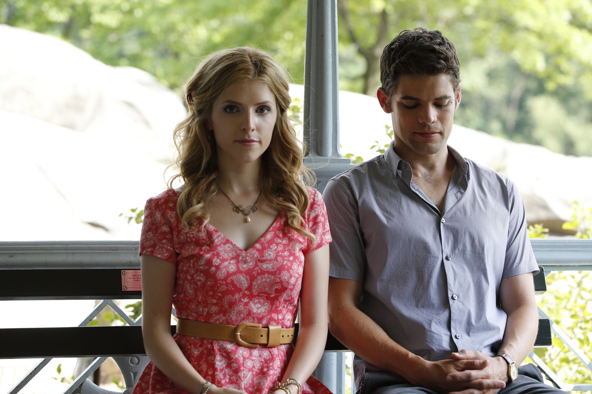 Anna Kendrick, Jeremy Jordan, and  in Последние пять лет (2014)