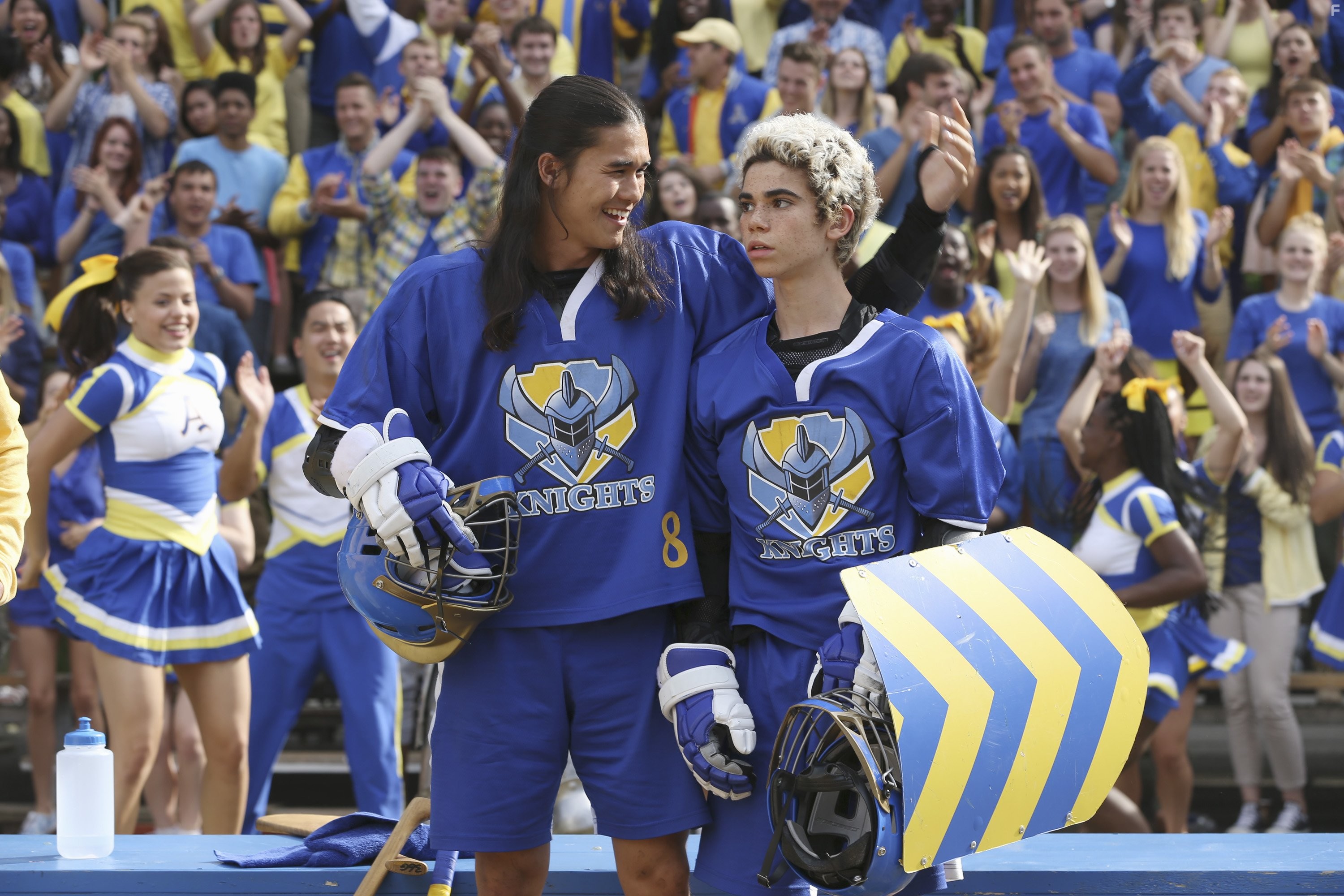 Dan Payne, Booboo Stewart, and Cameron Boyce in Наследники (2015)