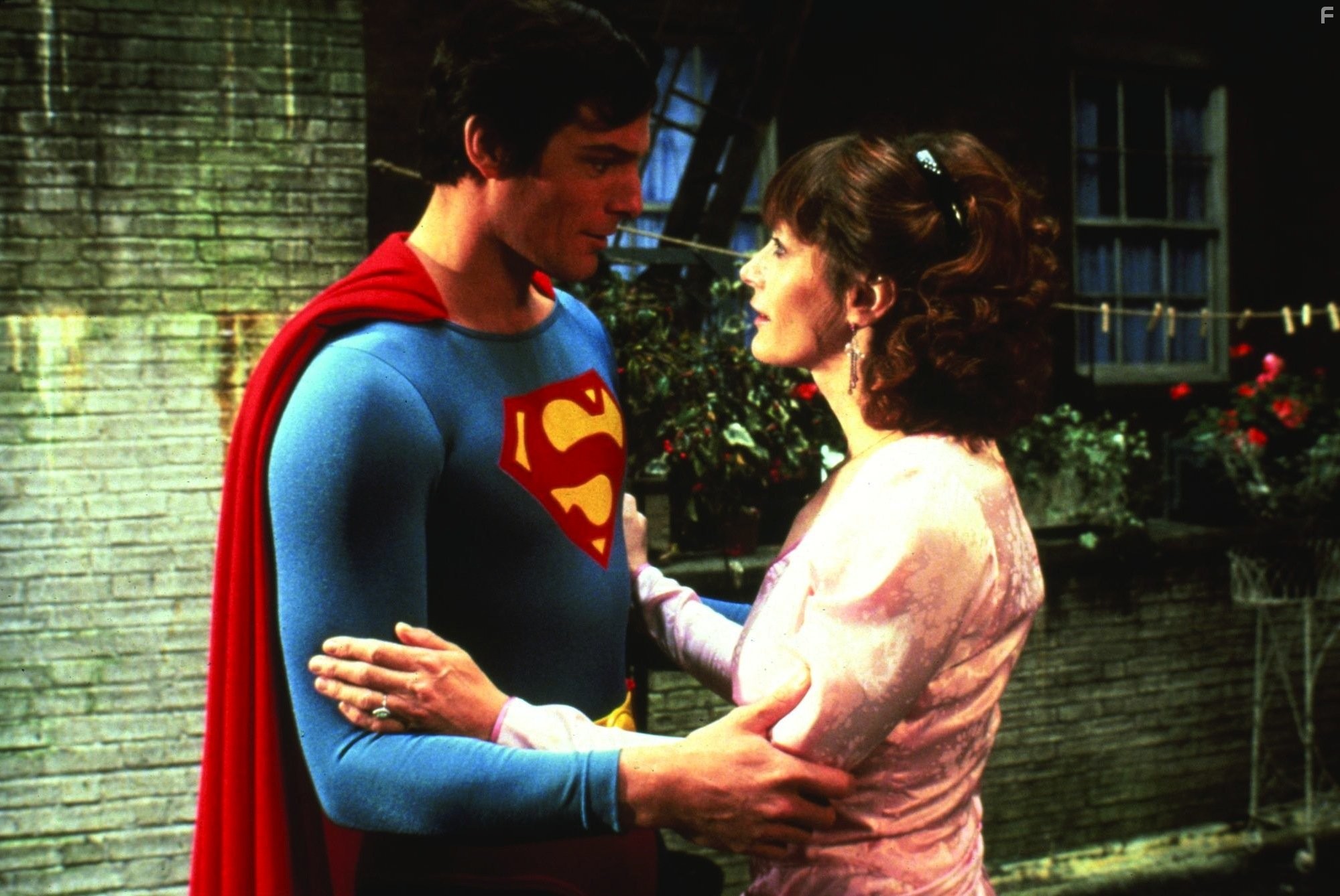Christopher Reeve and Margot Kidder in Супермен 4: В поисках мира (1987)
