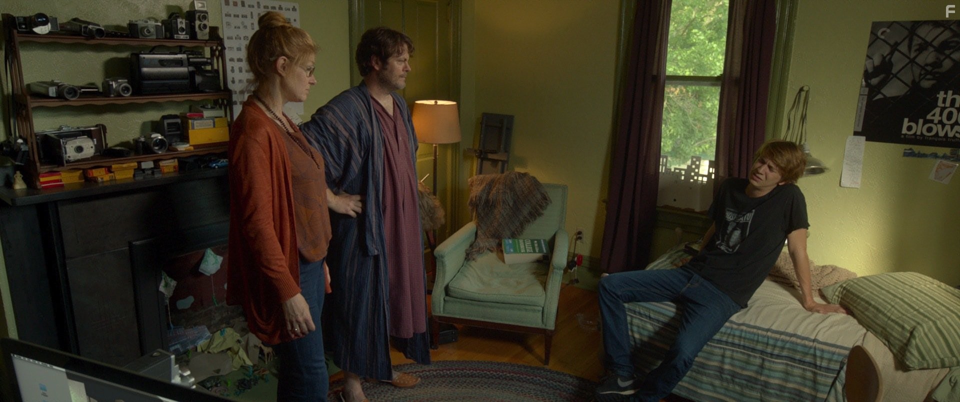 Connie Britton, Nick Offerman, and Thomas Mann in Я, Эрл и умирающая девушка (2015)