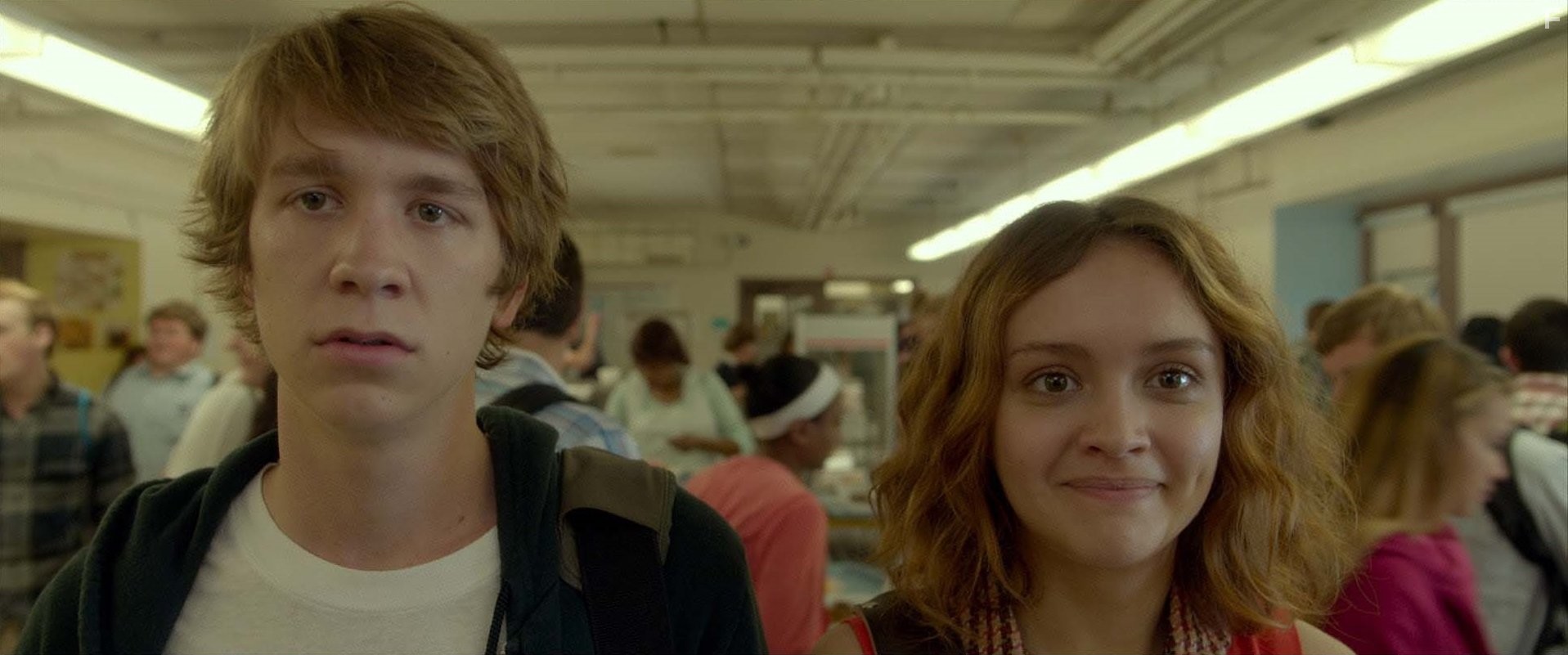 Thomas Mann and Olivia Cooke in Я, Эрл и умирающая девушка (2015)