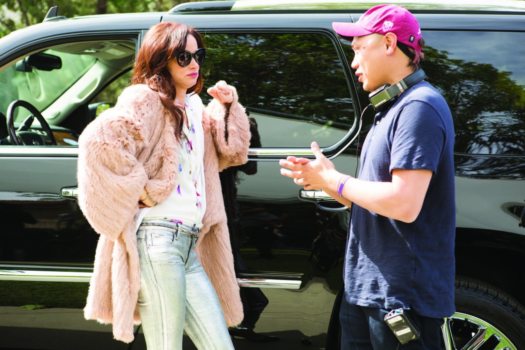 Juliette Lewis and Jon M. Chu in Джем и голограммы (2015)