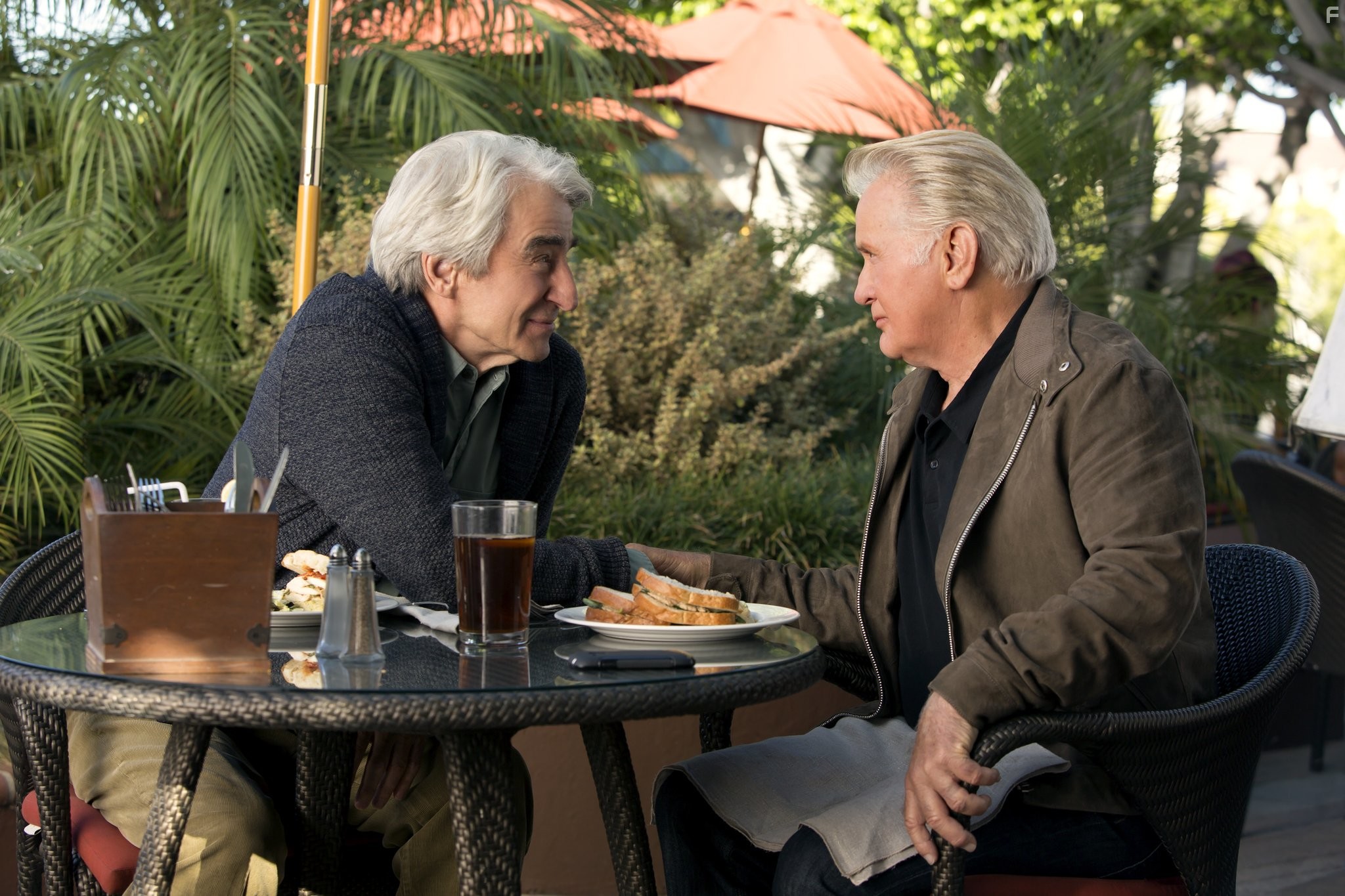 Martin Sheen and Sam Waterston in Грейс и Фрэнки (2015)