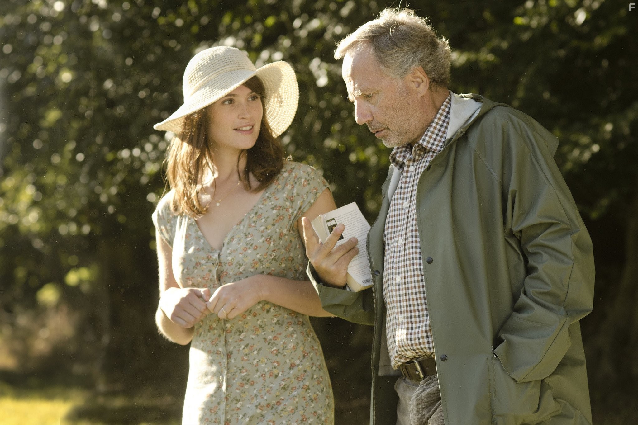 Fabrice Luchini and Gemma Arterton in Другая Бовари (2014)
