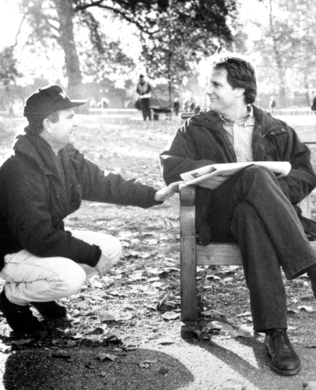 Jeff Daniels and Stephen Herek in 101 далматинeц (1996)
