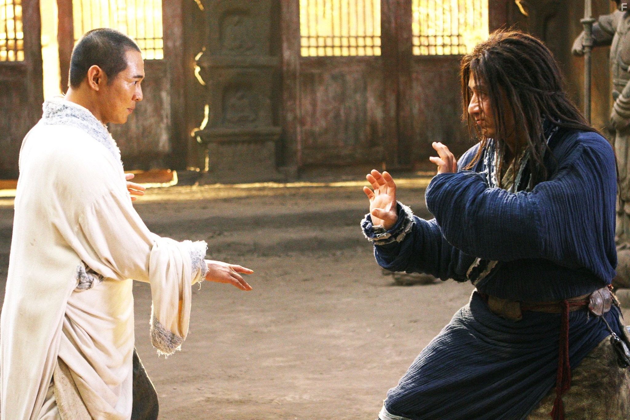 Jackie Chan and Jet Li in Запретное царство (2008)