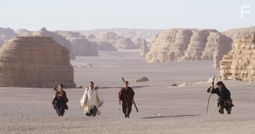 Jackie Chan and Jet Li in Запретное царство (2008)