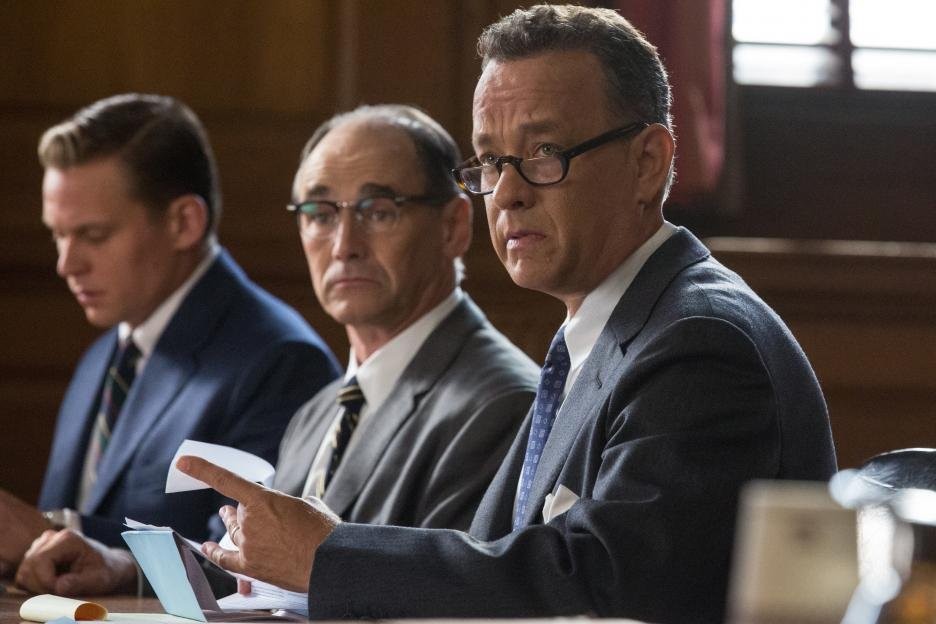 Tom Hanks, Mark Rylance, and Billy Magnussen in Шпионский мост (2015)