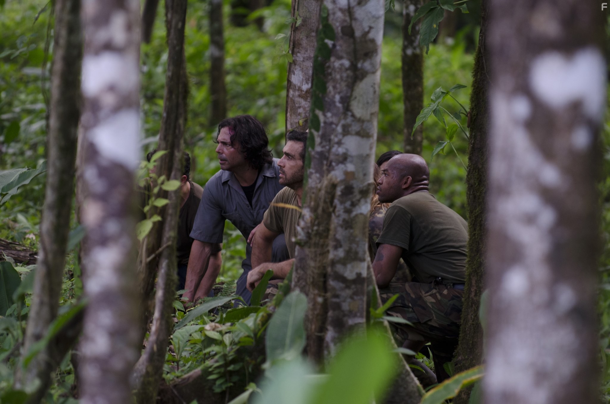 Richard Grieco, Adrian Paul, and Jay Cardell in AE: Apocalypse Earth (2013)