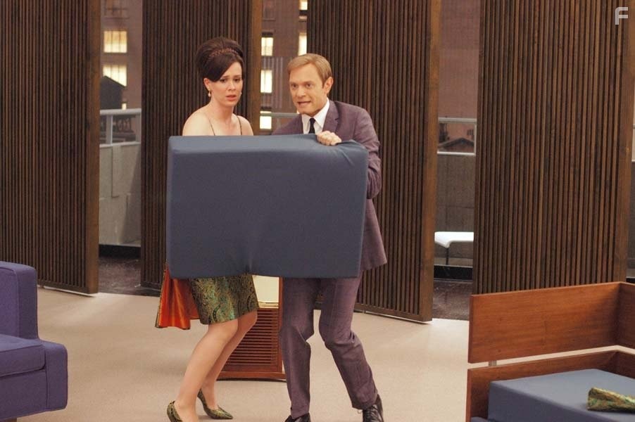 David Hyde Pierce and Sarah Paulson in К черту любовь! (2003)